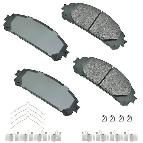 Akebono Brake Corporation ACT1324A ProAct Ultra-Premium Front Brake Pads for Lexus NX 2015-2024