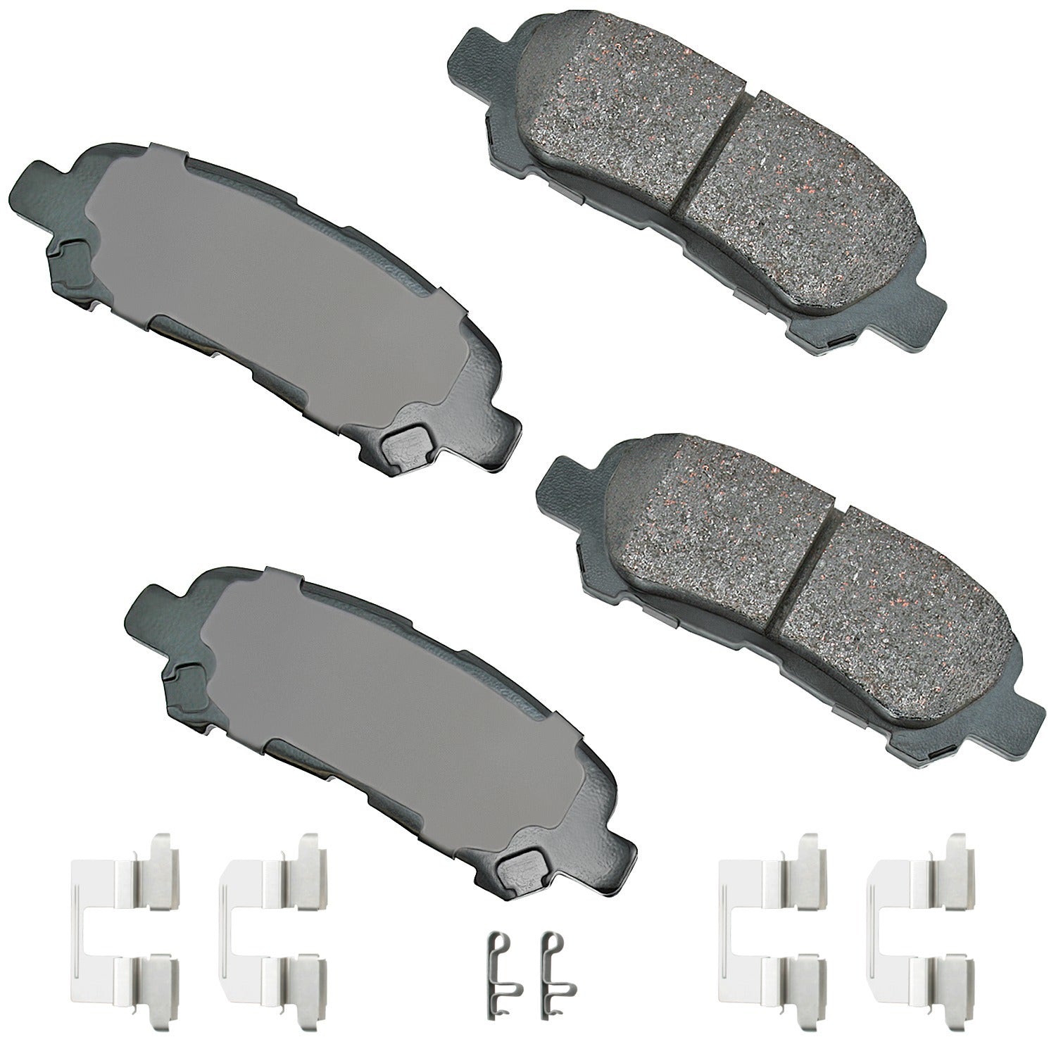 Akebono Brake Corporation ACT1325A ProAct Ultra-Premium Front Brake Pads for Toyota Highlander 2008-2013