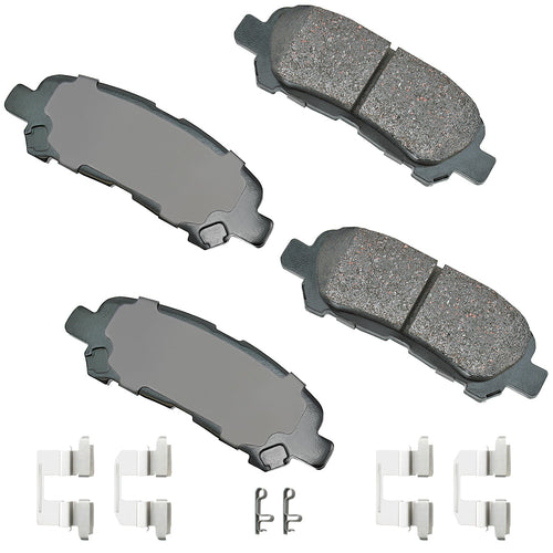 Akebono Brake Corporation ACT1325A ProAct Ultra-Premium Front Brake Pads for Toyota Highlander 2008-2013