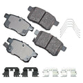 Akebono Brake Corporation ACT1336A ProAct Ultra-Premium Rear Brake Pads for Acura TSX 2009-2014 and Honda Accord 2008-2017