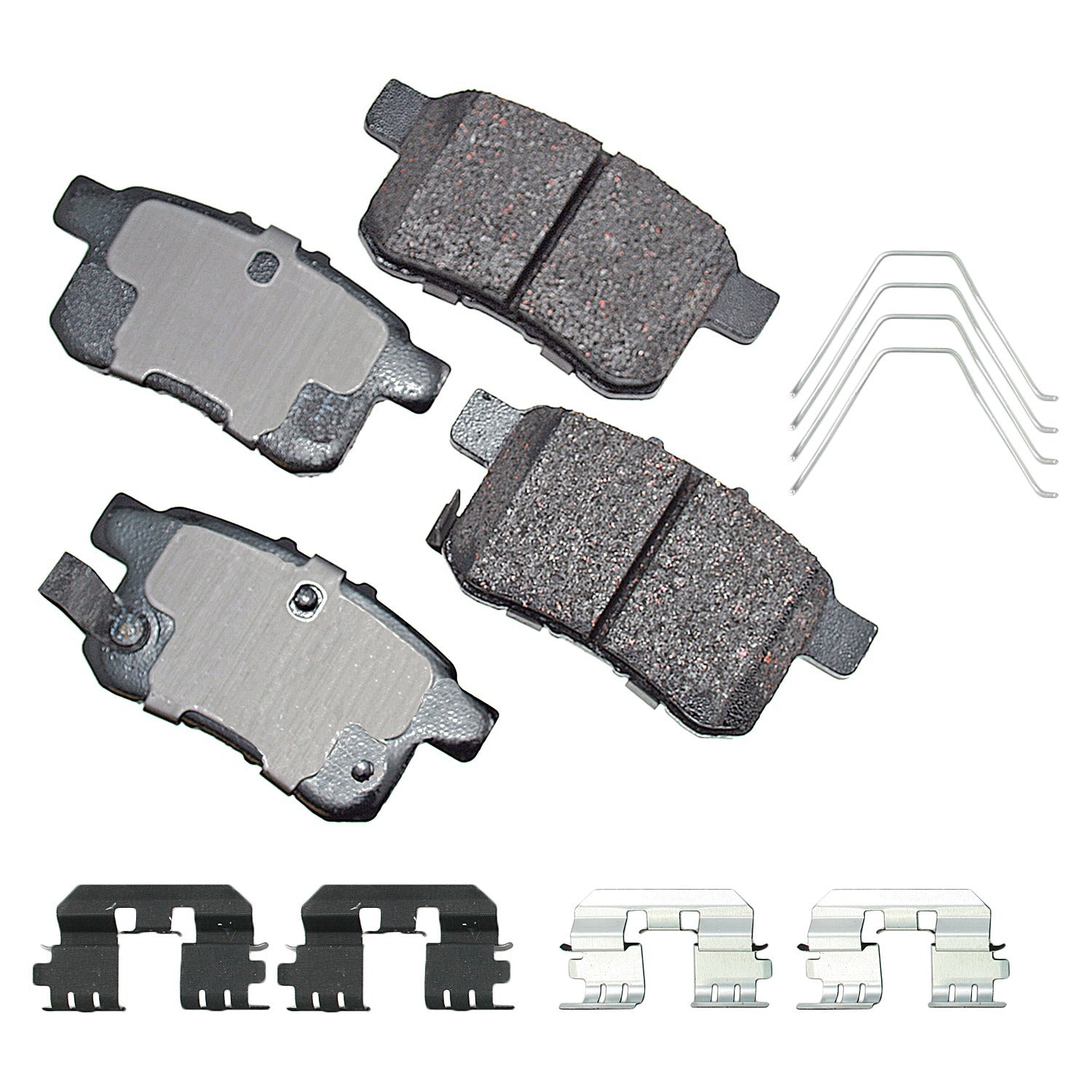 Akebono Brake Corporation ACT1336A ProAct Ultra-Premium Rear Brake Pads for Acura TSX 2009-2014 and Honda Accord 2008-2017