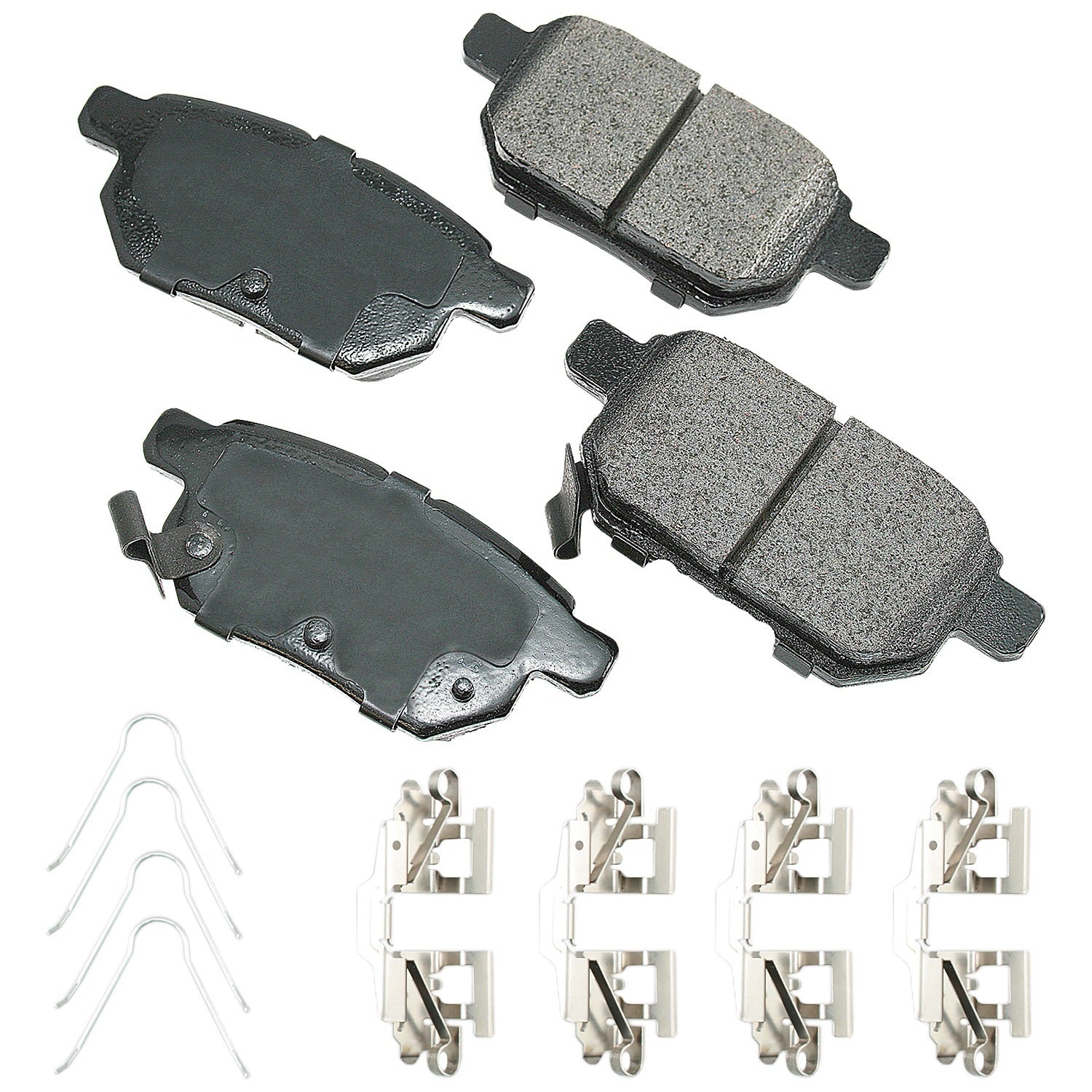 Akebono Brake Corporation ACT1354B ProAct Ultra-Premium Rear Brake Pads for Pontiac Vibe 2009-2010 and Toyota MC Platform 2009-2020