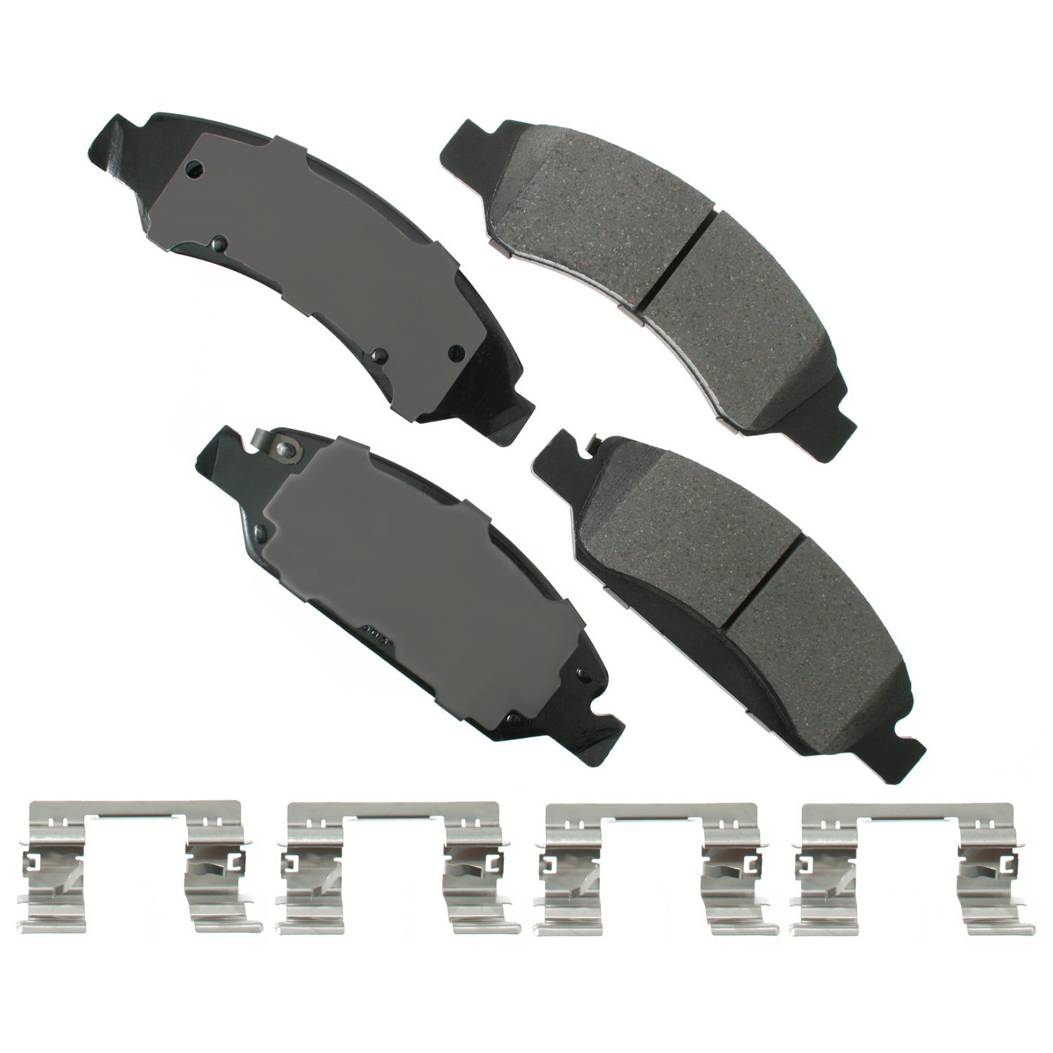Akebono Brake Corporation ACT1363 ProACT Ultra-Premium Front Brake Pads for Cadillac and Chevrolet