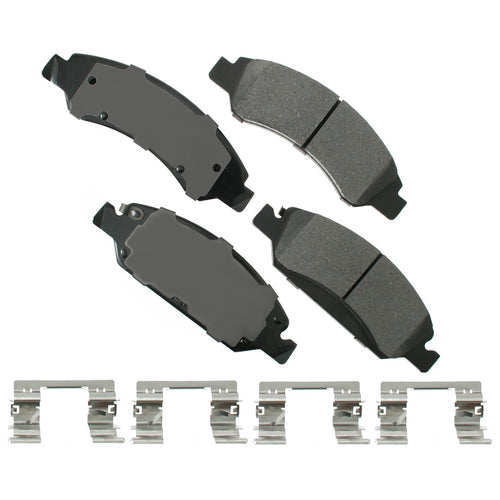 Akebono Brake Corporation ACT1363 ProACT Ultra-Premium Front Brake Pads for Cadillac and Chevrolet