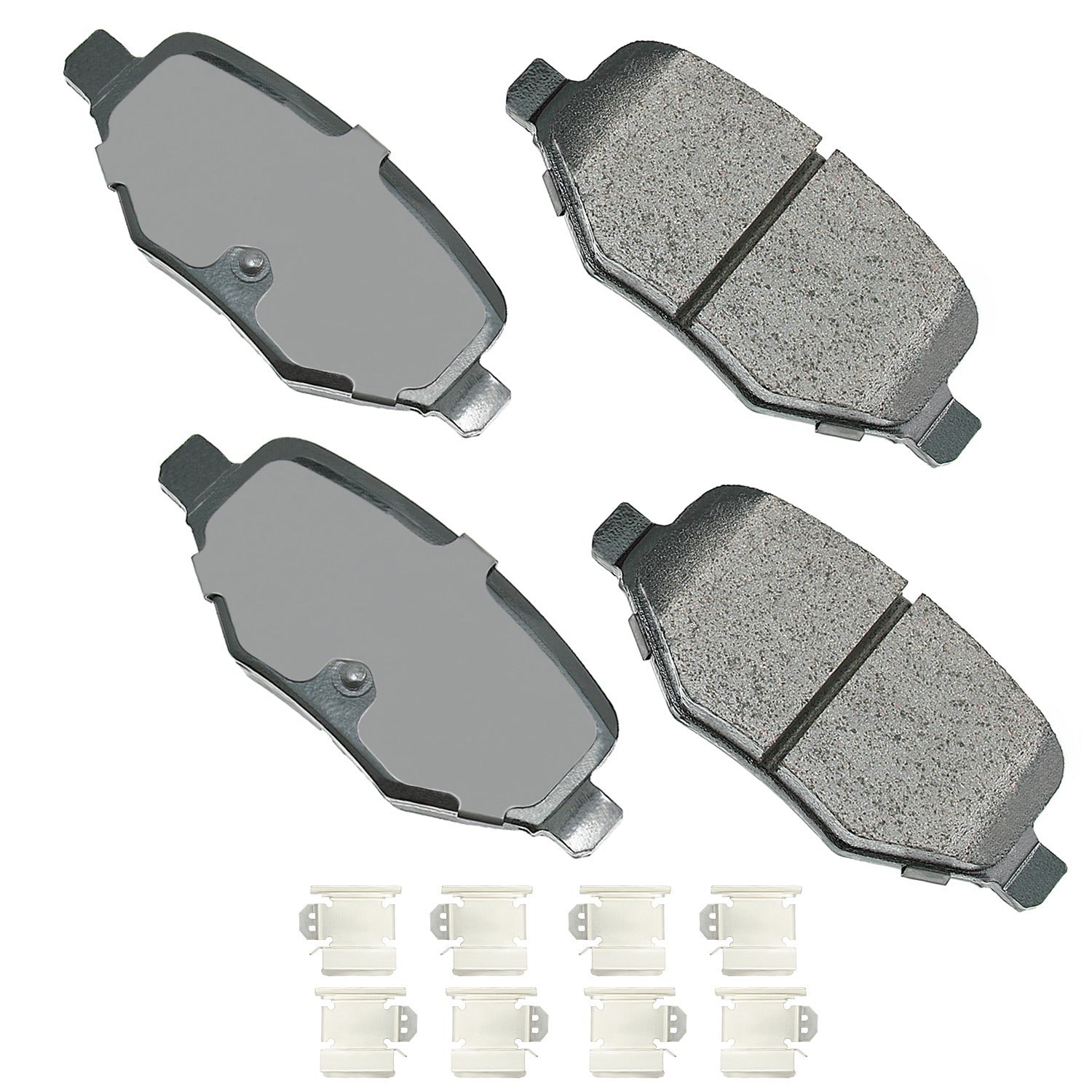 Akebono Brake Corporation ACT1377B ProAct Ultra-Premium Rear Brake Pads for Ford Explorer 2011-2019