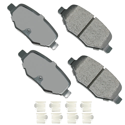 Akebono Brake Corporation ACT1377B ProAct Ultra-Premium Rear Brake Pads for Ford Explorer 2011-2019