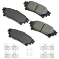 Akebono Brake Corporation ACT1391A ProAct Ultra-Premium Rear Brake Pads