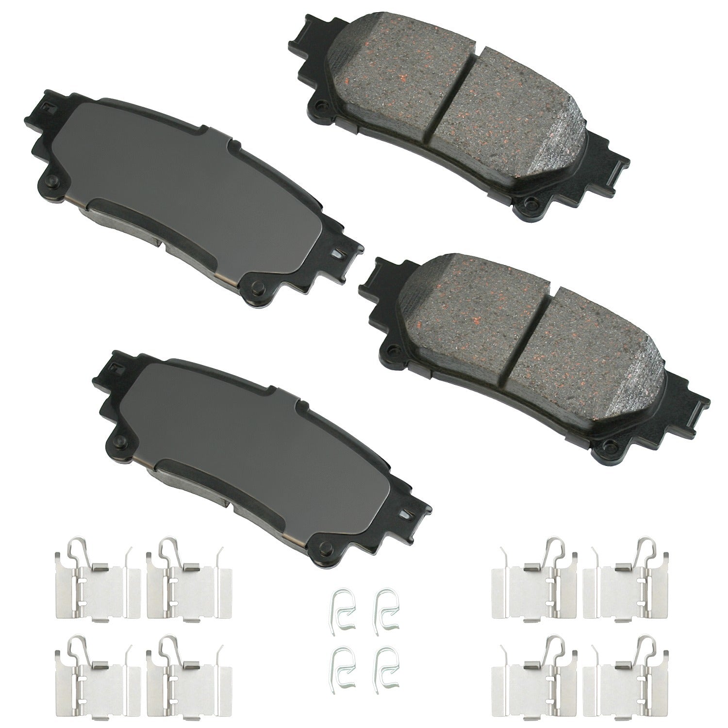 Akebono Brake Corporation ACT1391A ProAct Ultra-Premium Rear Brake Pads