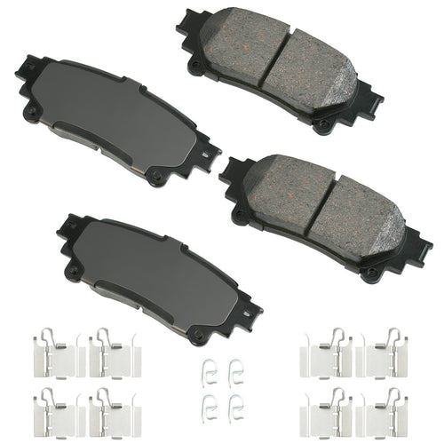 Akebono Brake Corporation ACT1391A ProAct Ultra-Premium Rear Brake Pads