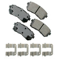 Akebono Brake Corporation ACT1398 ProACT Ultra-Premium Rear Brake Pads Set for Hyundai and Kia Vehicles