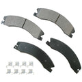 Akebono Brake Corporation ACT1411 ProAct Ultra-Premium Brake Pads for Chevrolet Silverado 2500 HD and Silverado 3500 2011-2019 Front and Rear Set of 4