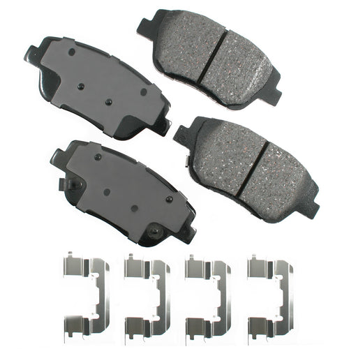Akebono Brake Corporation ACT1444 ProACT Ultra-Premium Front Brake Pads for Hyundai and Kia 2011-2015