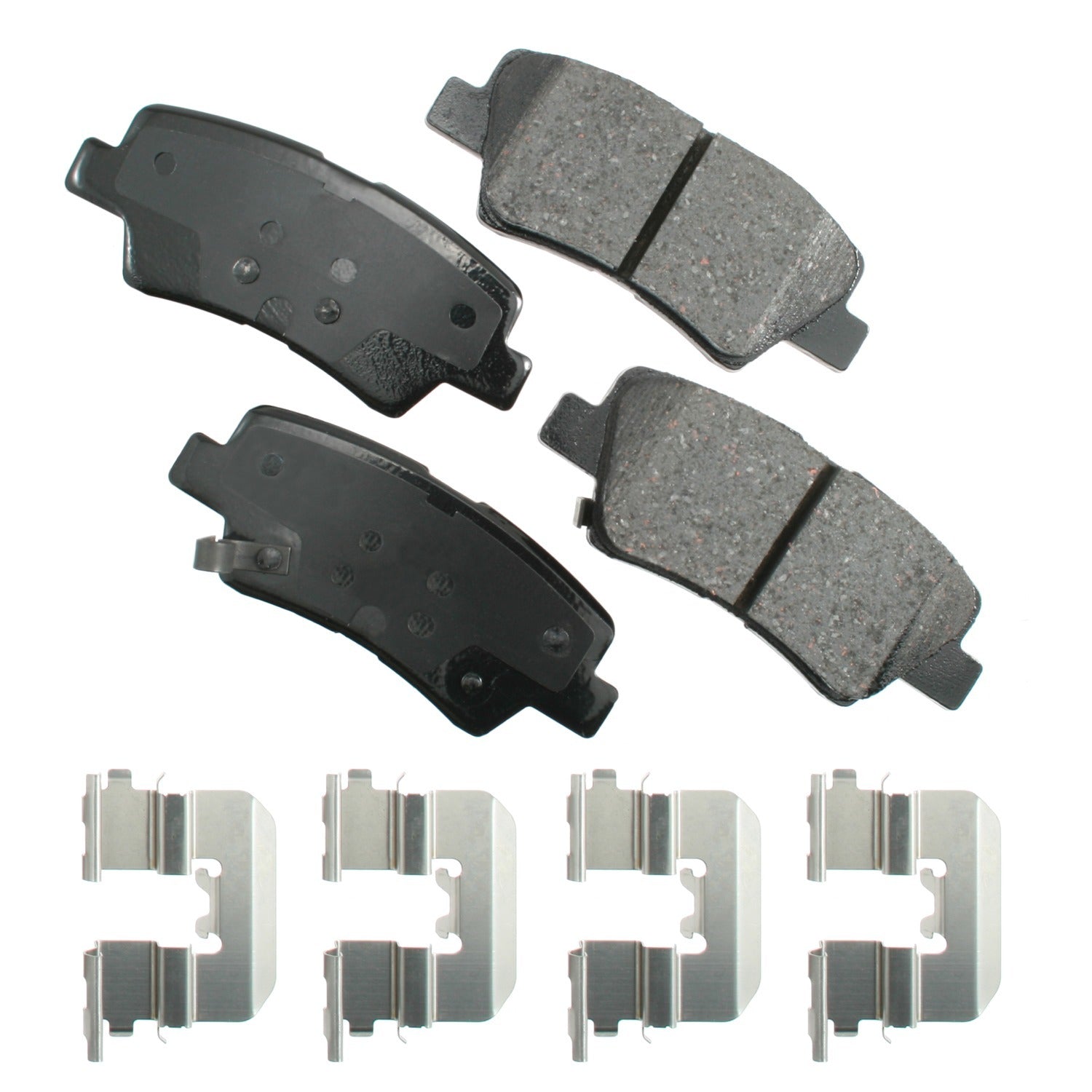 Akebono Brake Corporation ACT1445 ProAct Ultra-Premium Rear Brake Pads for Hyundai Azera, Sonata, Kia Amanti, Optima, and Soul