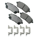 Akebono Brake Corporation ACT1454 ProAct Ultra-Premium Front Brake Pads Set for Ford Fiesta 2011-2019 and Mazda 2 2011-2014