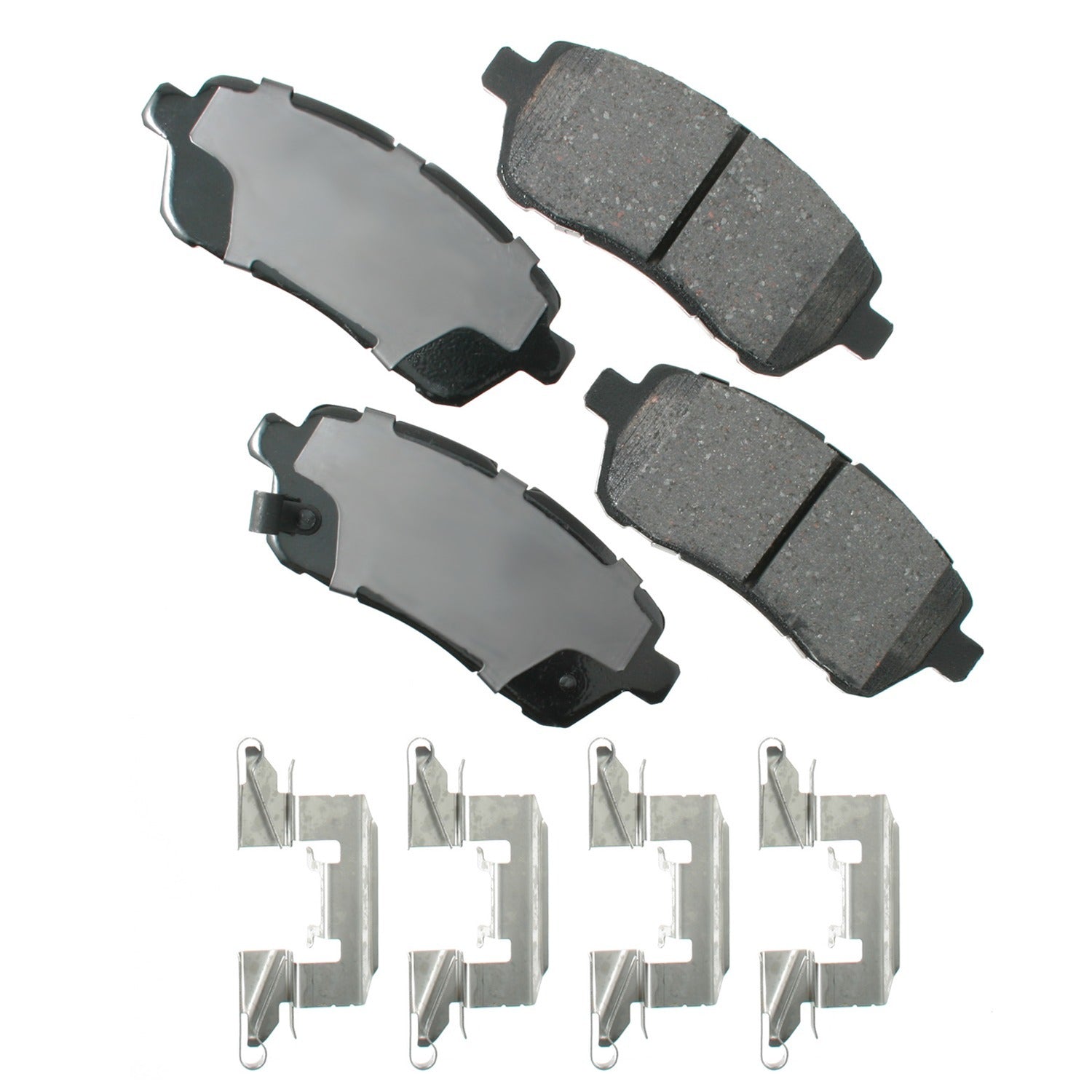Akebono Brake Corporation ACT1454 ProAct Ultra-Premium Front Brake Pads Set for Ford Fiesta 2011-2019 and Mazda 2 2011-2014