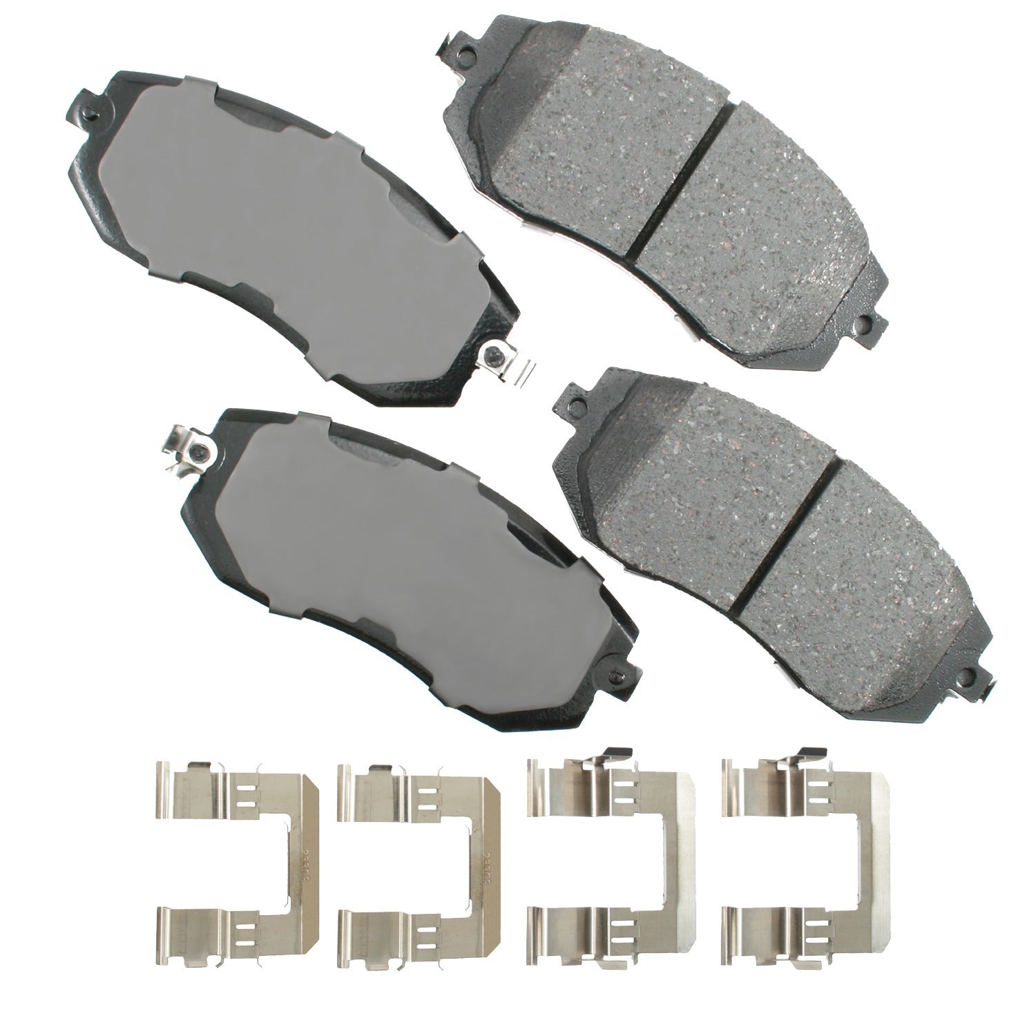 Akebono Brake Corporation ACT1539 ProAct Ultra-Premium Front Brake Pads for Toyota, Scion, and Subaru Vehicles