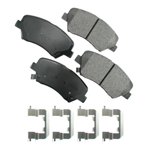 Akebono Brake Corporation ACT1543 ProAct Ultra-Premium Front Brake Pads for Hyundai Azera 2012-2016 and Santa Fe 2010-2016