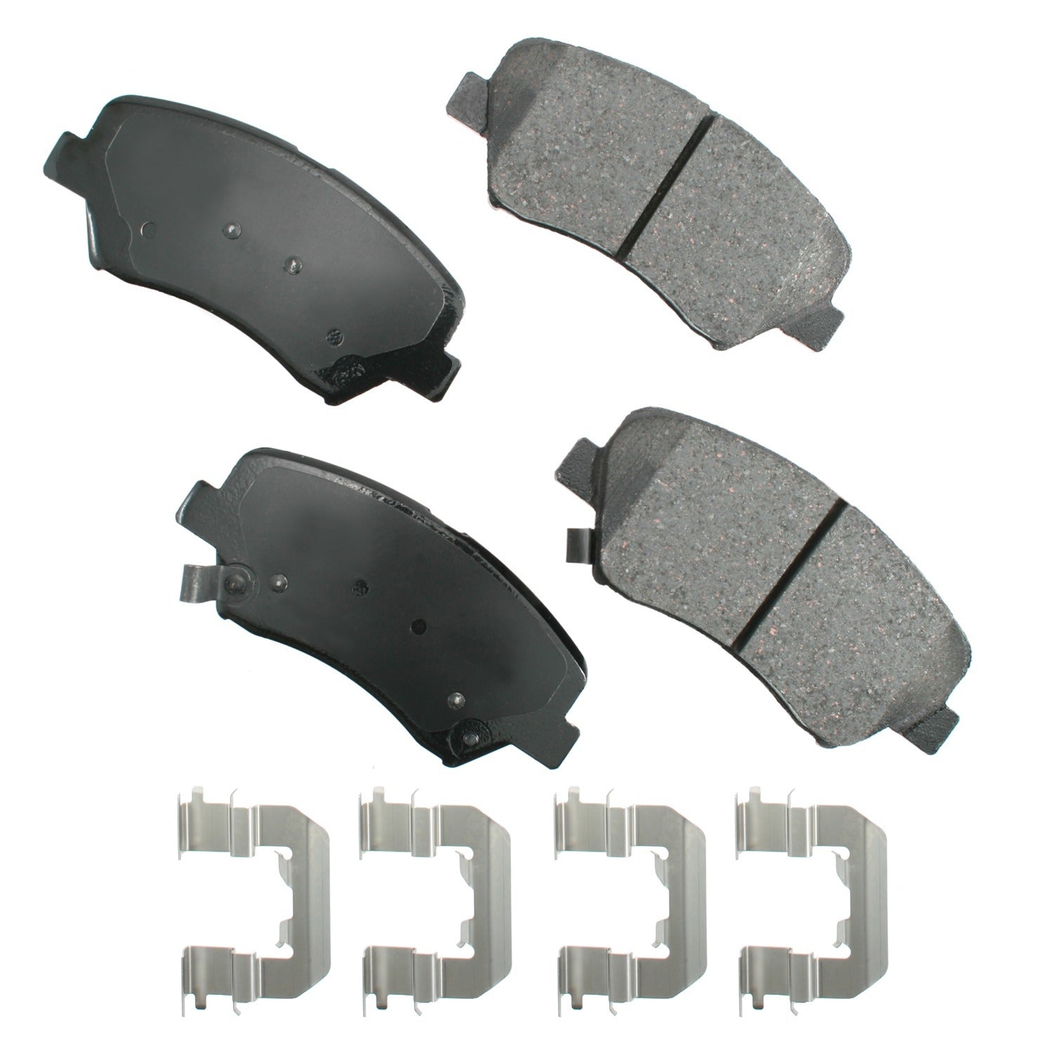 Akebono Brake Corporation ACT1543A ProAct Ultra-Premium Front Brake Pads for Hyundai Azera and Santa Fe