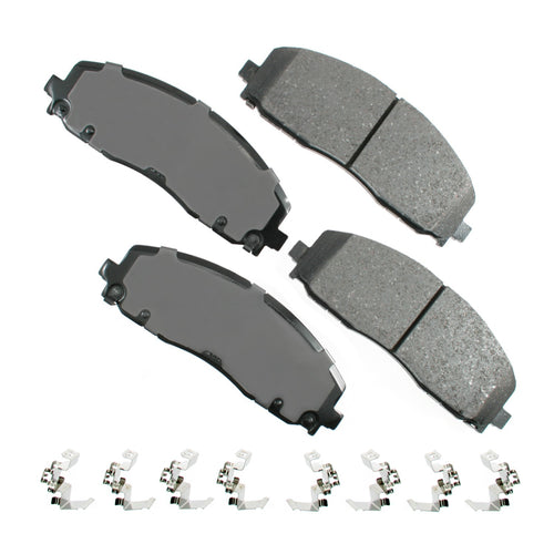 Akebono Brake Corporation ACT1589 ProAct Ultra-Premium Front Brake Pads for Chrysler Pacifica 2017-2019 and T&C 2012-2016
