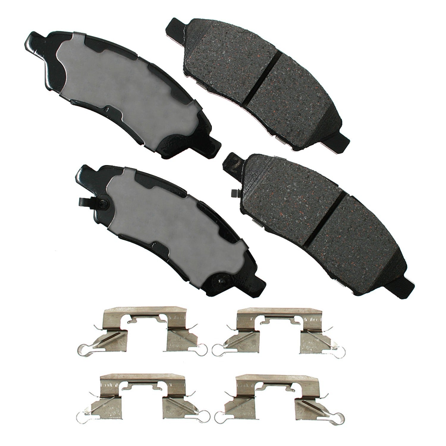 Akebono Brake Corporation ACT1592 ProAct Ultra-Premium Front Brake Pads Set for Nissan Micra and Versa 2012-2019