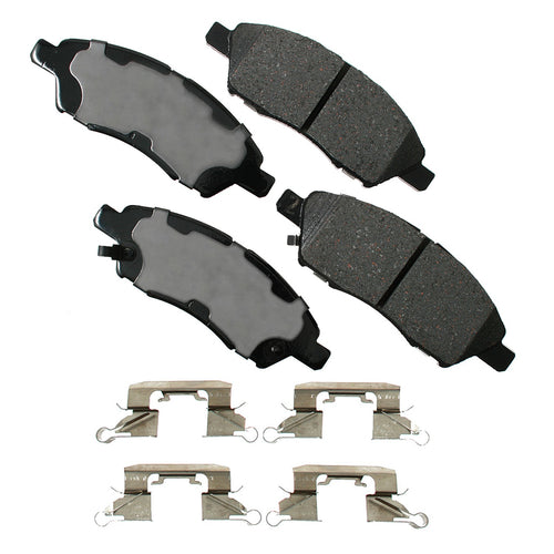 Akebono Brake Corporation ACT1592 ProAct Ultra-Premium Front Brake Pads Set for Nissan Micra and Versa 2012-2019