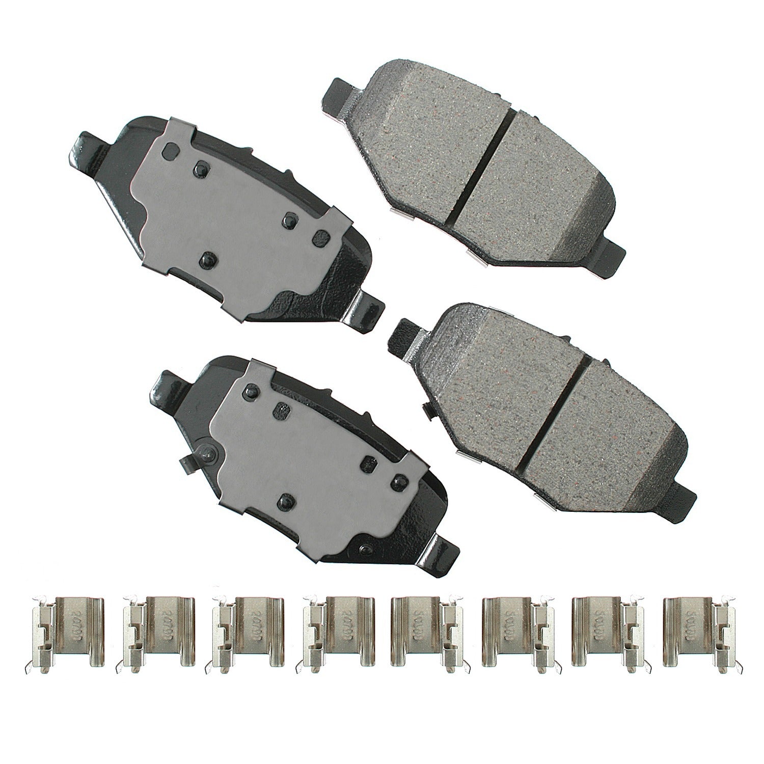 Akebono Brake Corporation ACT1612 ProACT Ultra-Premium Rear Brake Pads for Chrysler Town & Country and Dodge Grand Caravan