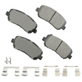 Akebono Brake Corporation ACT1623 ProAct Ultra-Premium Front Brake Pads for Jeep Cherokee 2014-2017 and Mazda CX-5 2013-2020