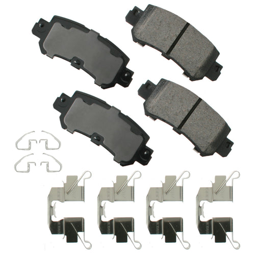 Akebono Brake Corporation ACT1624 ProAct Ultra-Premium Rear Brake Pads for Mazda CX-5 and Jeep Cherokee
