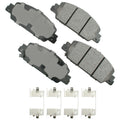 Akebono Brake Corporation ACT1654 ProACT Ultra-Premium Front Brake Pads for Honda 2013-2024