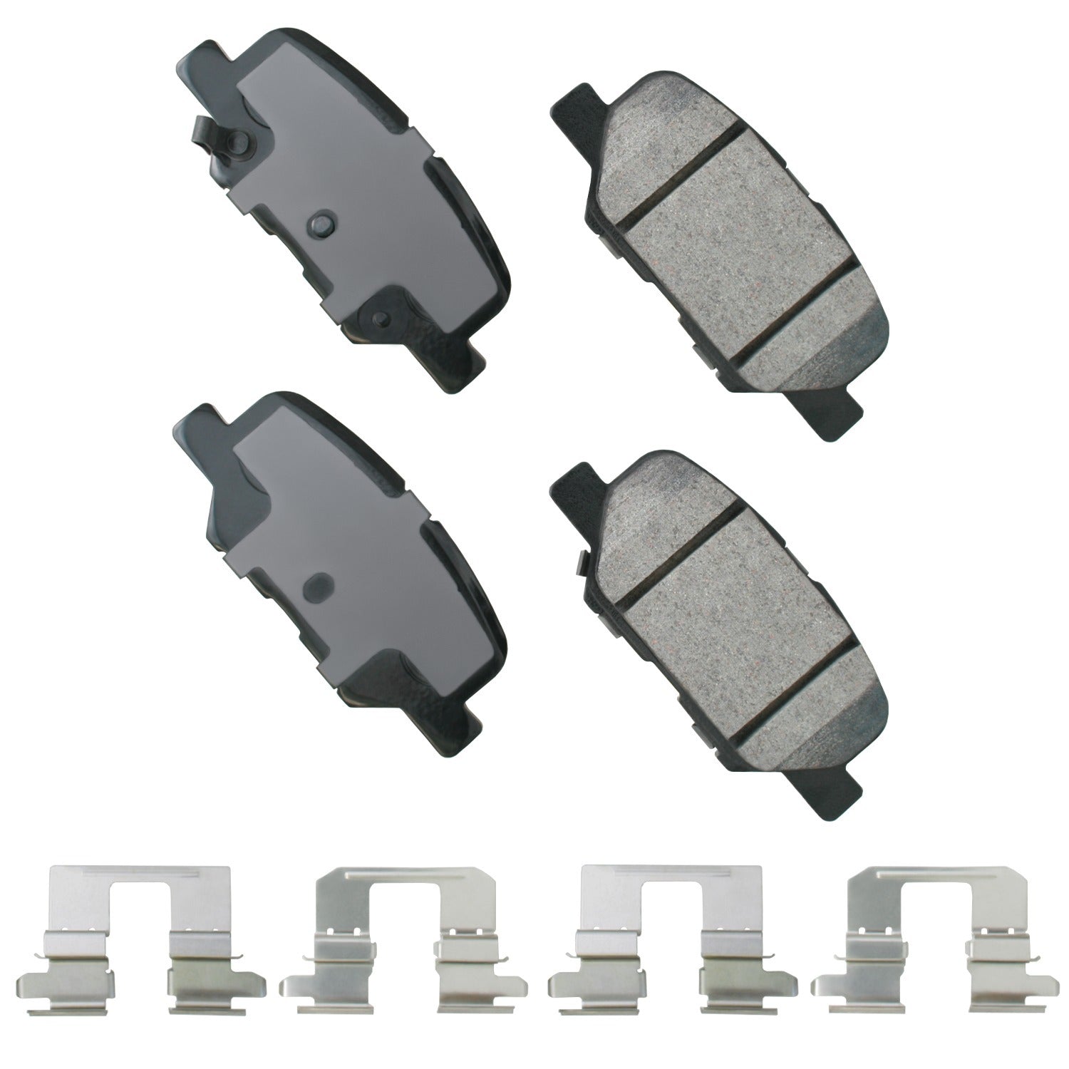 Akebono Brake Corporation ACT1679 ProAct Ultra-Premium Rear Brake Pads for Ford and Midsize SUVs