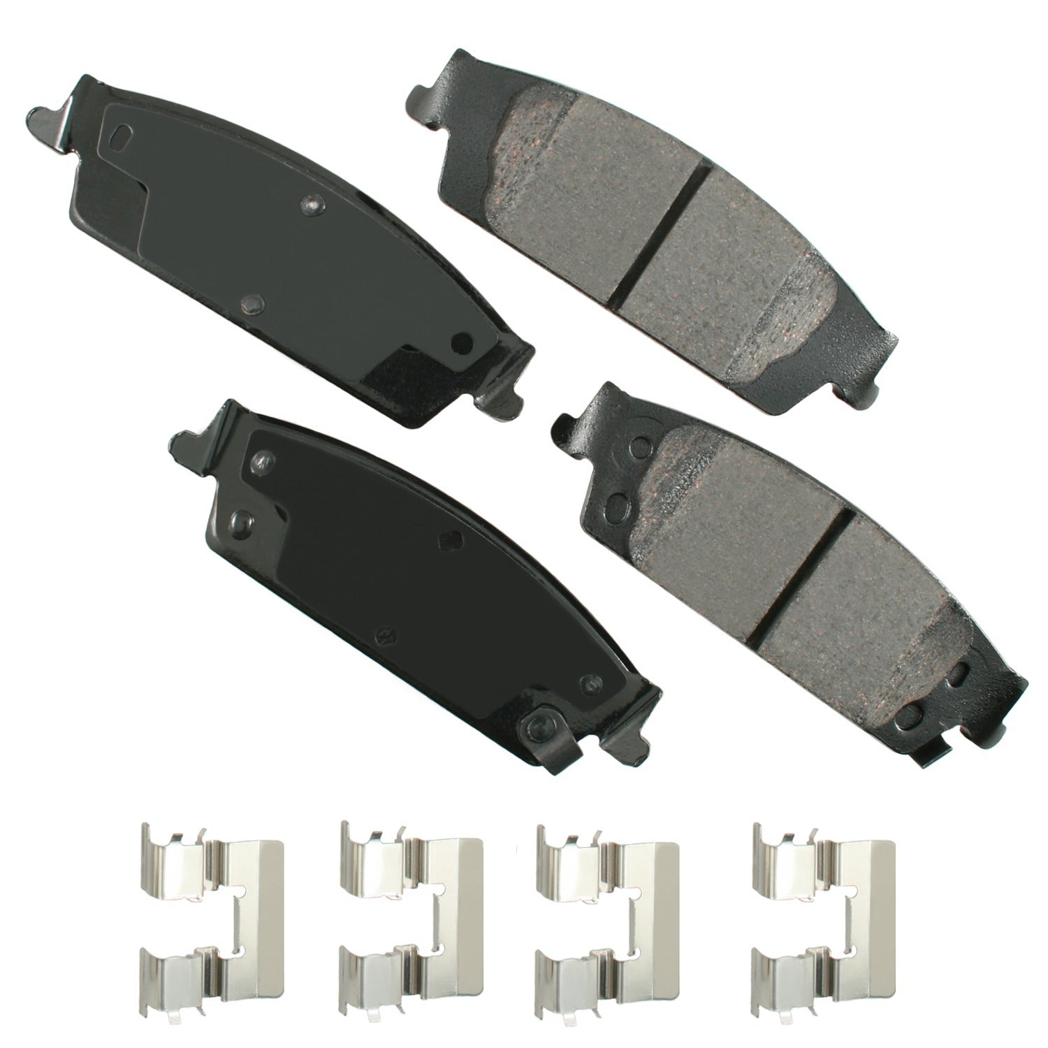 Akebono Brake Corporation ACT1707 ProACT Ultra-Premium Rear Brake Pads for GM Fullsize SUVs and Trucks