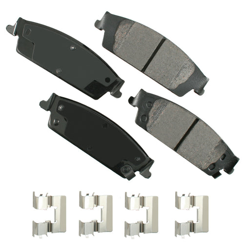 Akebono Brake Corporation ACT1707 ProACT Ultra-Premium Rear Brake Pads for GM Fullsize SUVs and Trucks