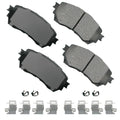 Akebono Brake Corporation ACT1711 ProAct Ultra-Premium Front Brake Pads for Mazda 6 2014-2021 Set of 4