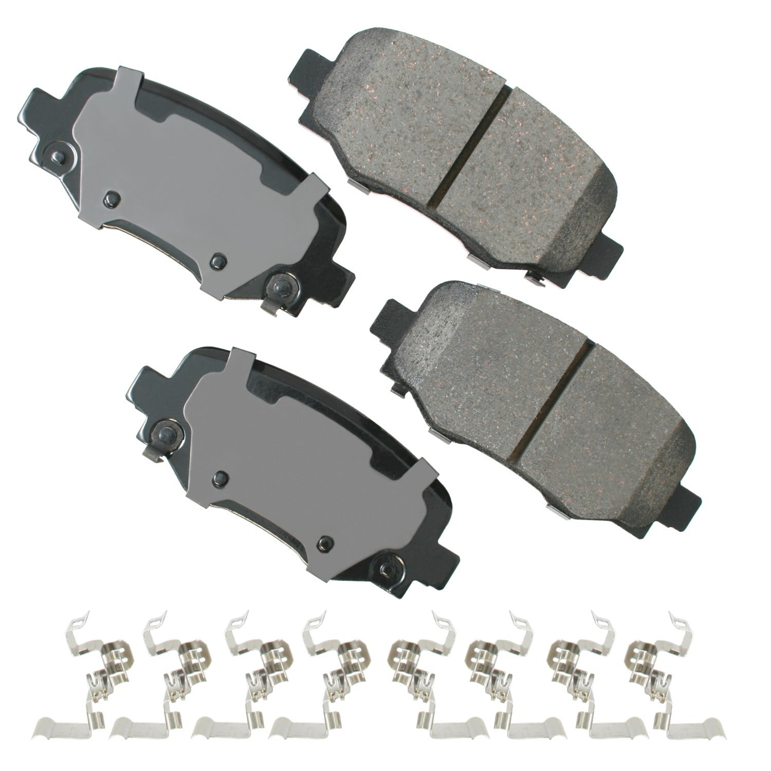 Akebono Brake Corporation ACT1734 ProAct Ultra-Premium Rear Brake Pads Set for Chrysler 200 and Jeep Cherokee