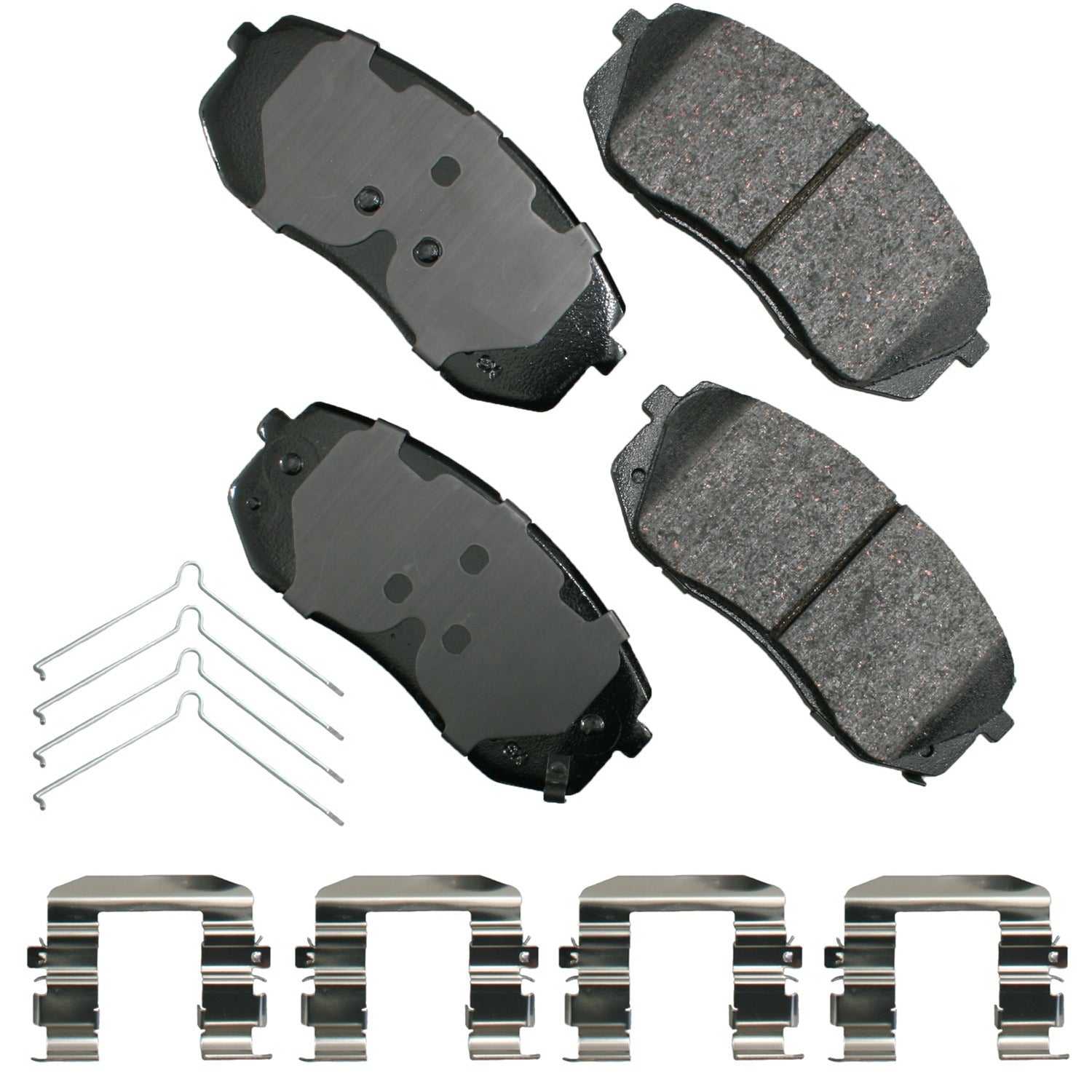 Akebono Brake Corporation ACT1826 ProAct Ultra-Premium Front Brake Pads for Hyundai Sonata 2015-2019 and Kia Optima 2016-2019