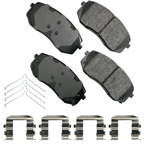 Akebono Brake Corporation ACT1826 ProAct Ultra-Premium Front Brake Pads for Hyundai Sonata 2015-2019 and Kia Optima 2016-2019