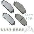Akebono Brake Corporation ACT1843 ProAct Ultra-Premium Front Brake Pads for Jeep Cherokee 2014-2023