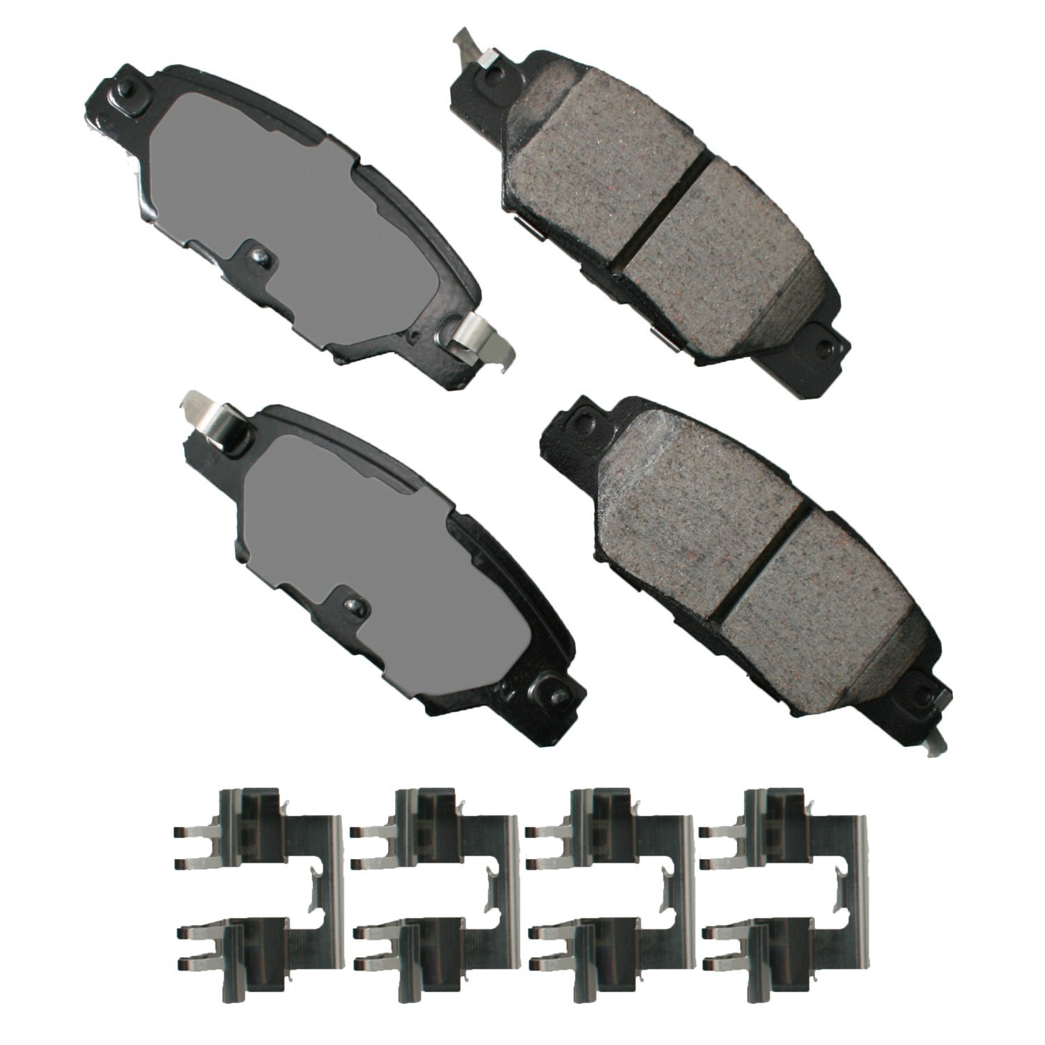 Akebono Brake Corporation ACT1846 ProAct Ultra-Premium Rear Brake Pads for Mazda CX-5 2016-2018