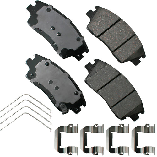Akebono Brake Corporation ACT1847 ProAct Ultra-Premium Front Brake Pads for Hyundai Elantra, Tucson and Kia Sportage