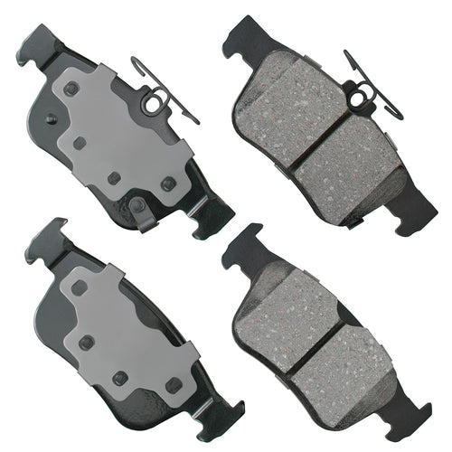 Akebono Brake Corporation ACT1878 ProAct Ultra-Premium Rear Brake Pads for Honda Civic 2016-2024