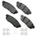Akebono Brake Corporation ACT1879 ProAct Ultra-Premium Rear Brake Pads for Lexus and Toyota Models