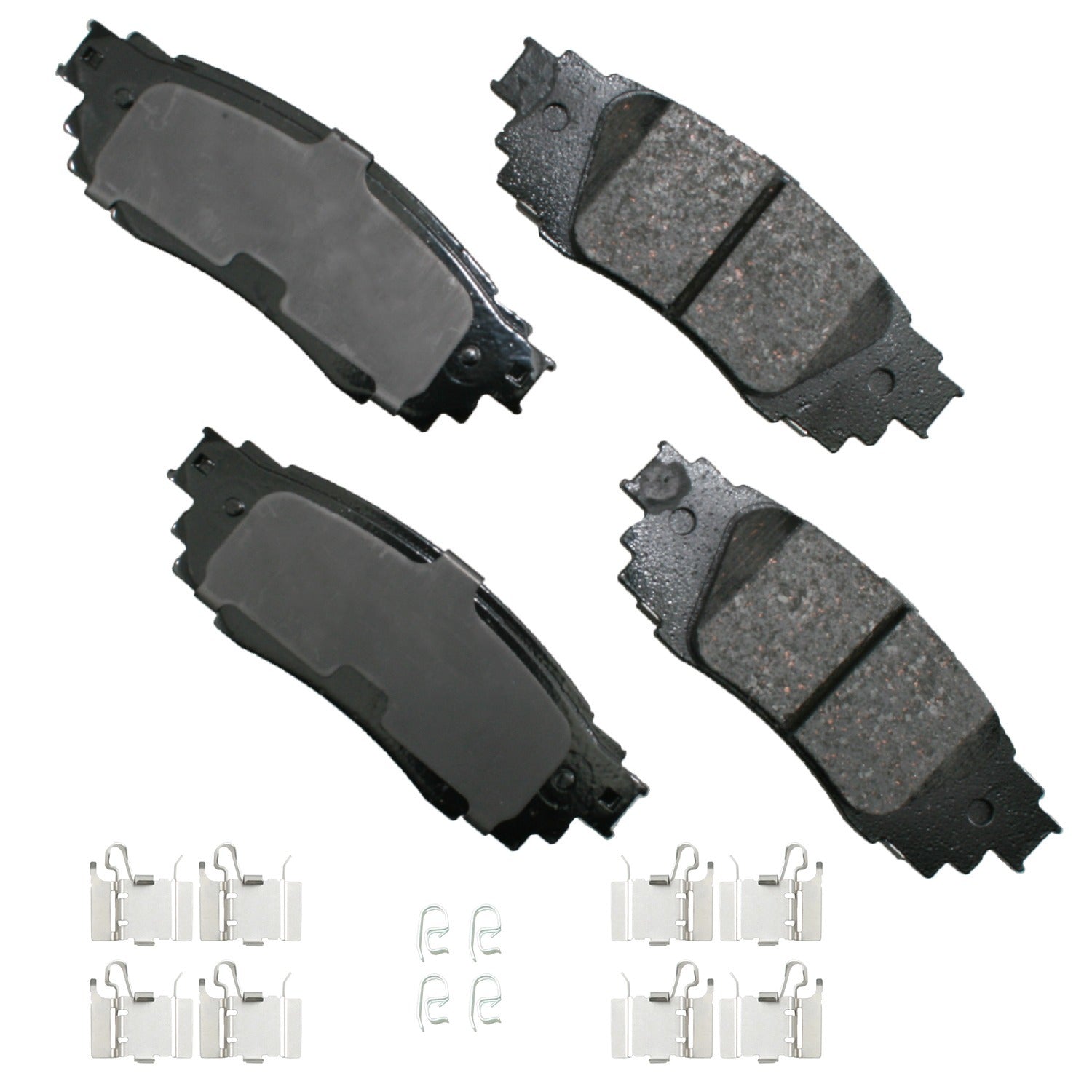 Akebono Brake Corporation ACT1879 ProAct Ultra-Premium Rear Brake Pads for Lexus and Toyota Models