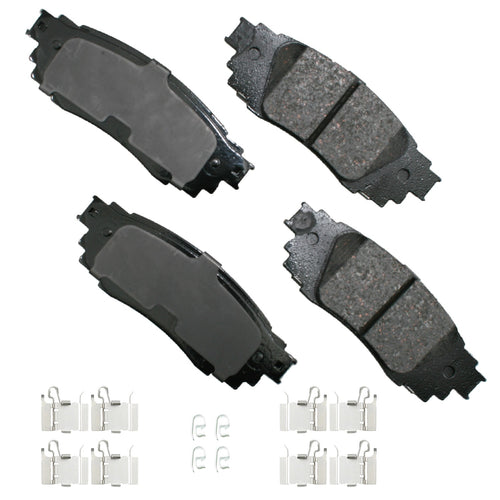 Akebono Brake Corporation ACT1879 ProAct Ultra-Premium Rear Brake Pads for Lexus and Toyota Models