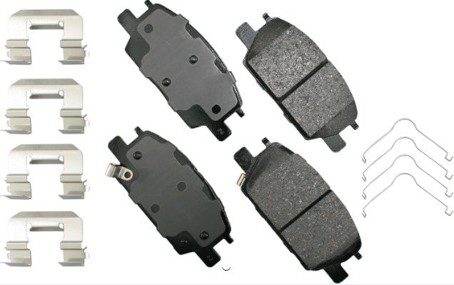 Akebono Brake Corporation ACT1913 ProAct Ultra-Premium Front Brake Pads Set with Hardware for Buick LaCrosse and Regal 2015-2024