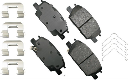 Akebono Brake Corporation ACT1913 ProAct Ultra-Premium Front Brake Pads Set with Hardware for Buick LaCrosse and Regal 2015-2024