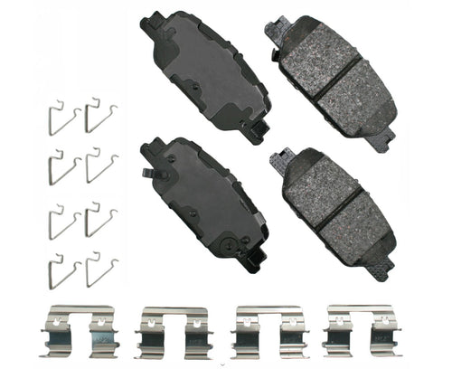 Akebono Brake Corporation ACT2037 ProAct Ultra-Premium Rear Brake Pads for Honda CR-V 2017-2024, Set of 4