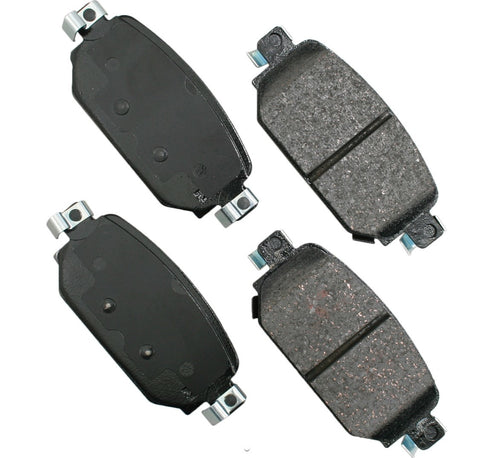 Akebono Brake Corporation ACT2042 ProAct Ultra-Premium Rear Brake Pads Set for Mazda 3 2017-2018