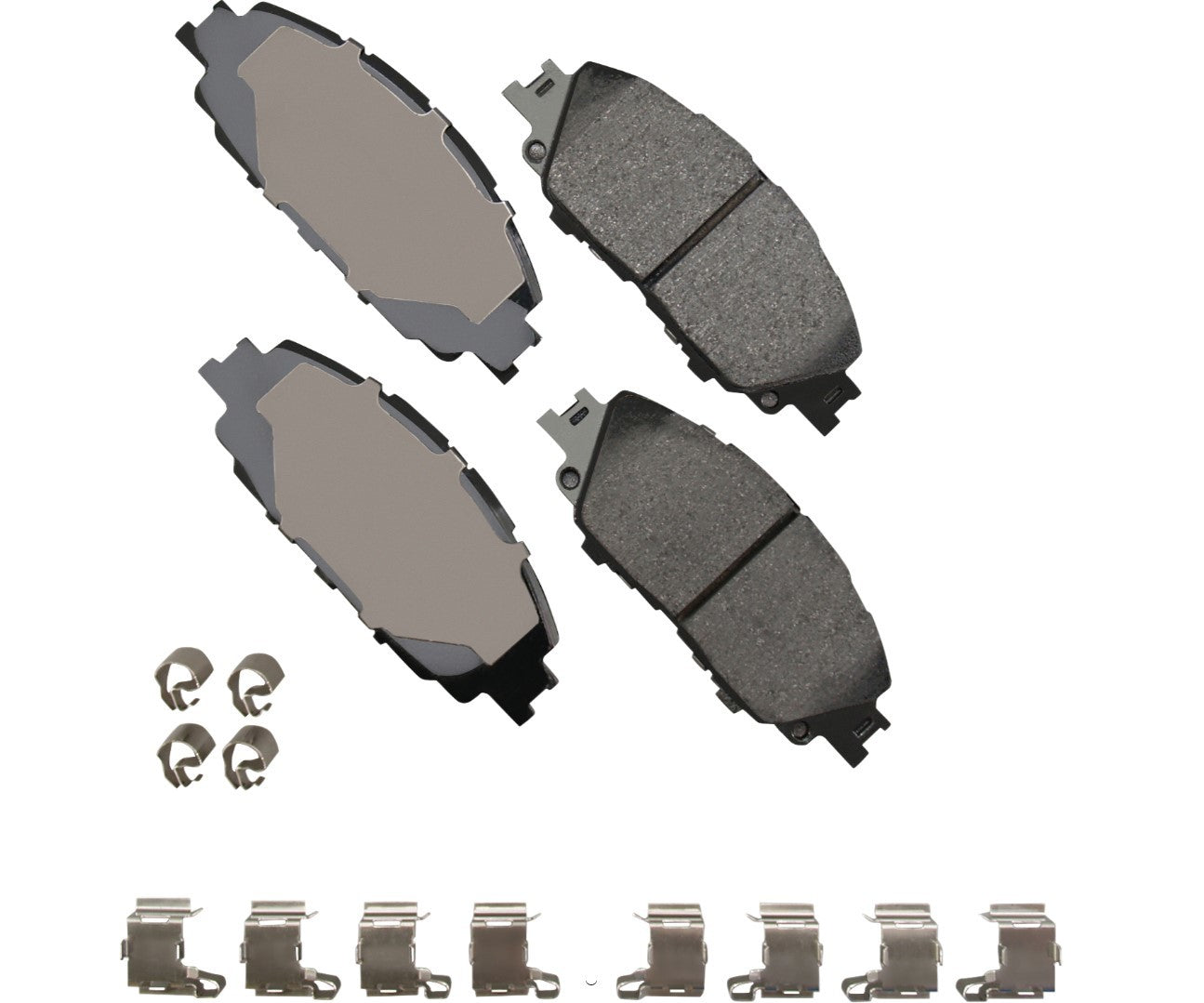 Akebono Brake Corporation ACT2176 ProAct Ultra-Premium Front Brake Pads for Toyota Prius and Corolla