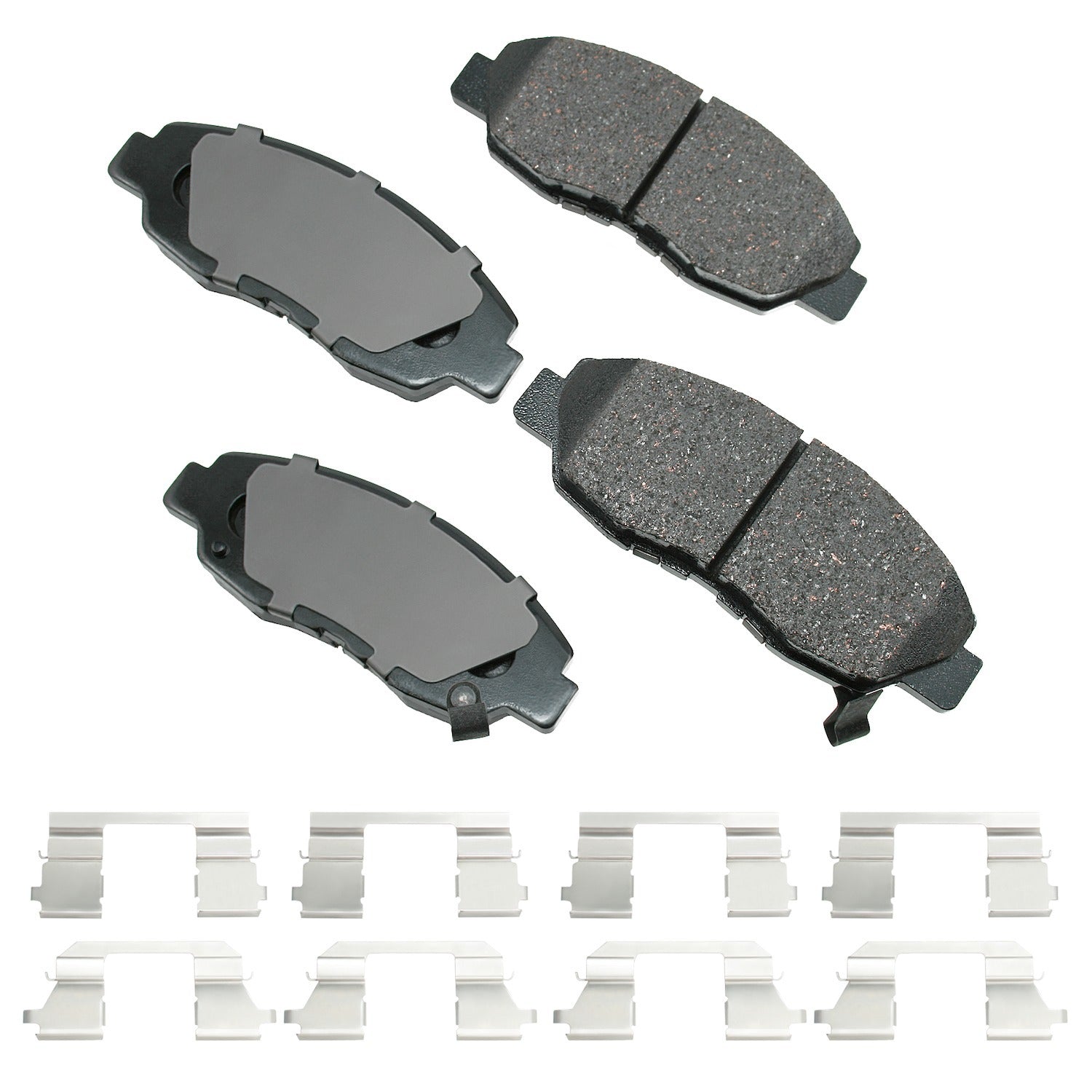 Akebono Brake Corporation ACT465D ProAct Ultra-Premium Front Brake Pads for Honda Accord 1998-2002 and Civic 2006-2011