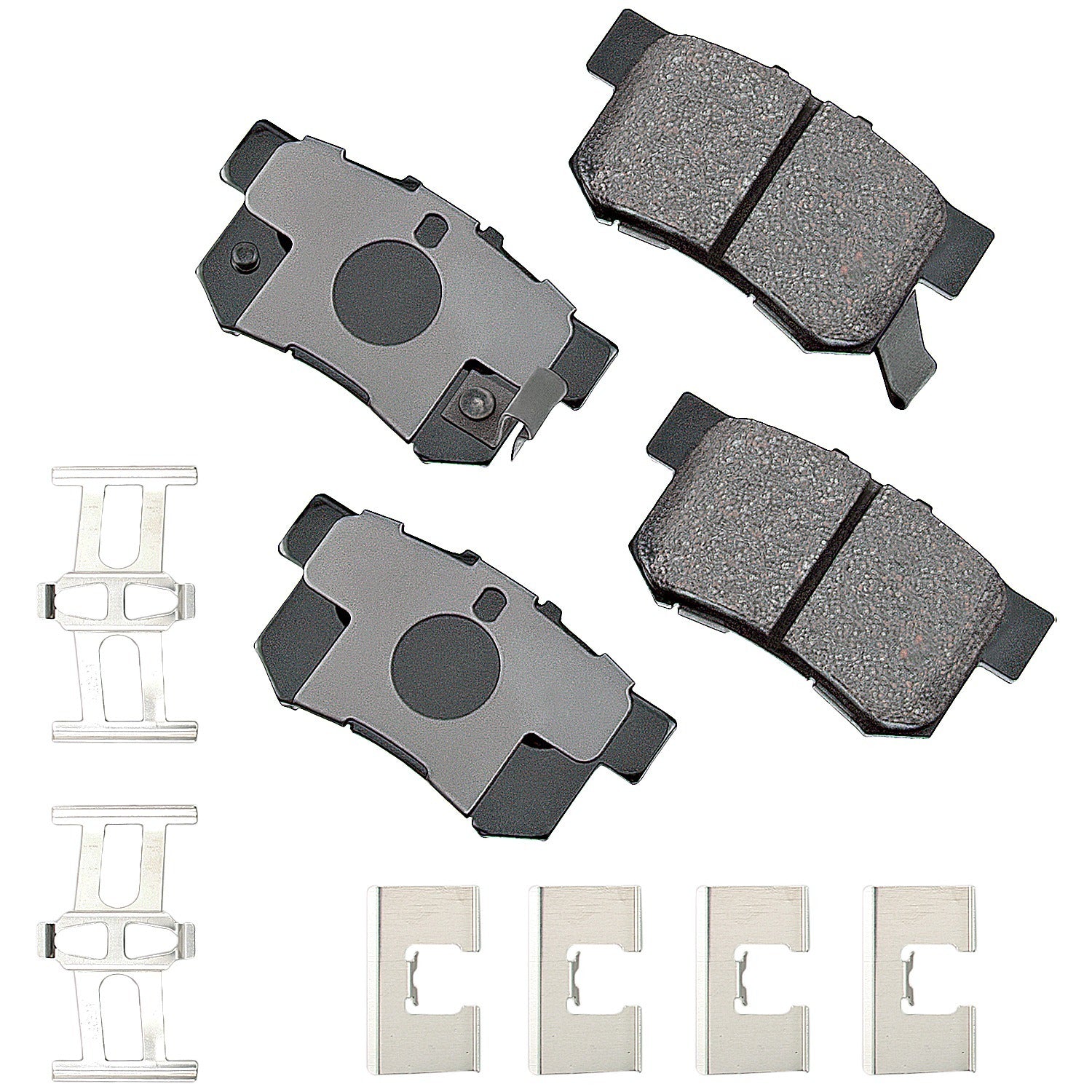 Akebono Brake Corporation ACT536A ProACT Ultra-Premium Rear Brake Pads for Acura, Honda, Isuzu Vehicles